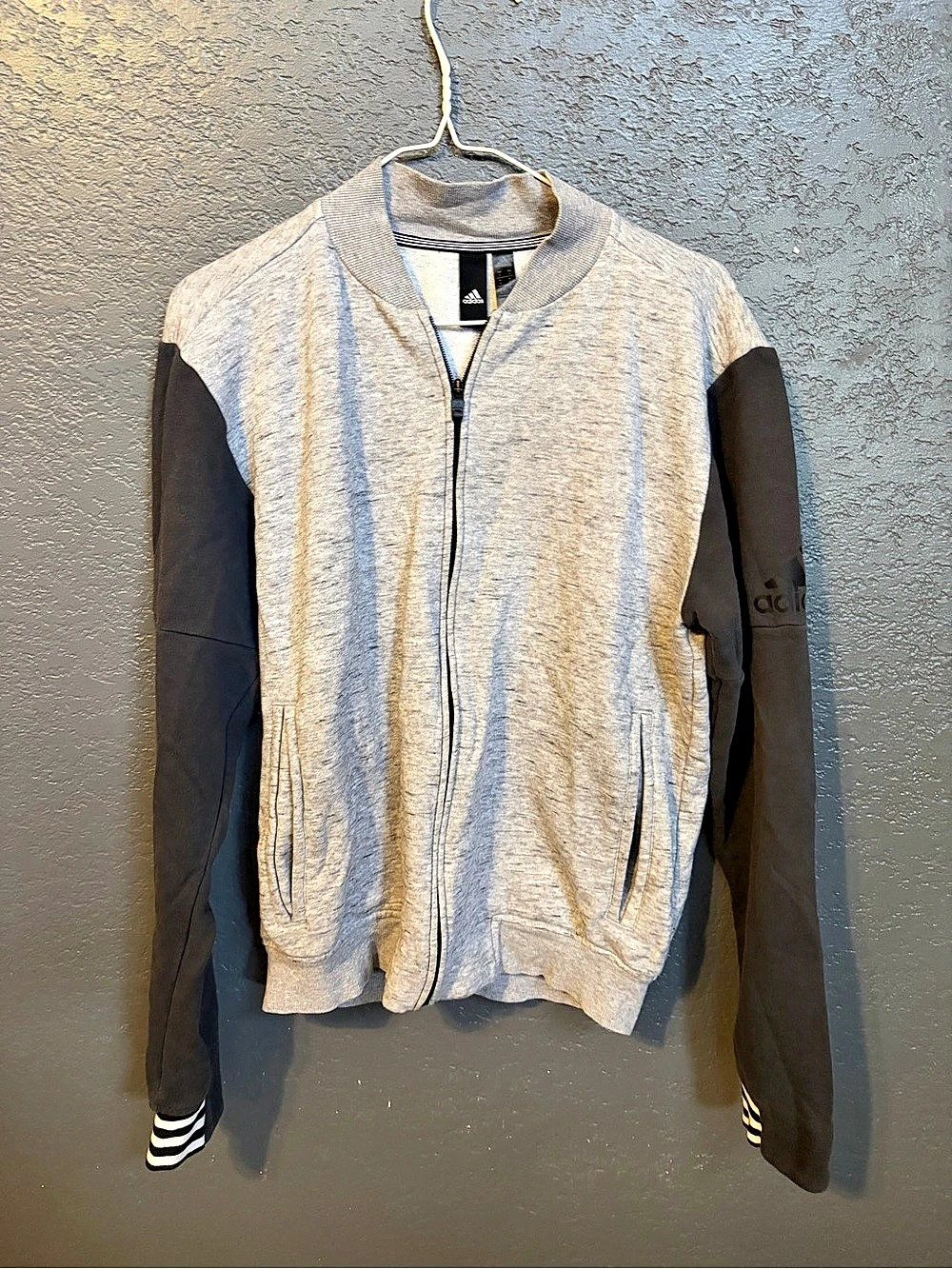 adidas Color Block Bomber Jacket Size Small